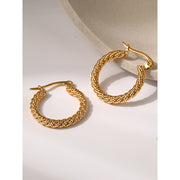 Twisted Gold Elegance